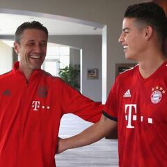 James confiesa que sigue en adaptación en la era Kovac