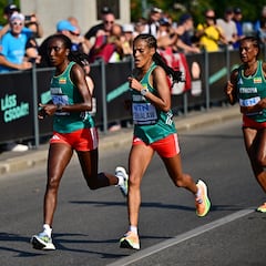 Nacional etíope en la maratón