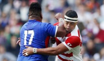 Samoa-Japón. Hendrik Tui y Viliamu Afatia.
