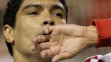 <strong>DECISIVO.</strong> El gol de Renato resultó decisivo para que el Sevilla derrotase al Villarreal.