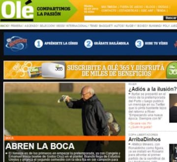 Portadas de la prensa extranjera