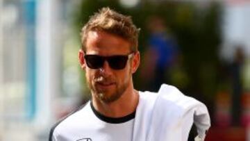 Jenson Button en Abu Dhabi.