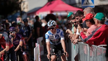 Remco Evenepoel en la Vuelta a España.