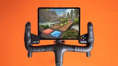 Imagen de los mandos de Zwift Play que ha lanzado la plataforma de ciclismo virtual Zwift.