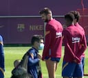 El Barcelona prepara el partido contra el Villarreal