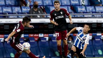 12/09/20 PARTIDO PRIMERA DIVISION
Espanyol - Albacete
Manu Fuster (8) Albacete Balompie
Wu Lei (7) RCD Espanyol