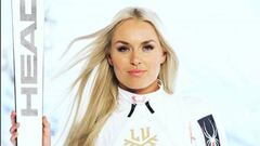 Lindsey Vonn quiere medirse a hombres para ver su potencial