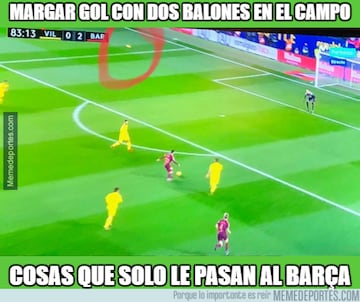 Los mejores memes del Villarreal-Barcelona