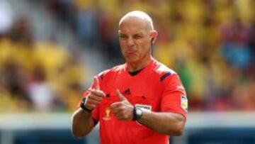 El árbitro Howard Webb arbitrará el Brasil-Chile de octavos.