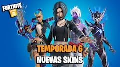 Todos los skins de Fortnite Temporada 6 y objetos cosméticos