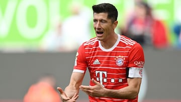 Robert Lewandowski won the Bundesliga title with Bayern Munich but asked to leave this summer.