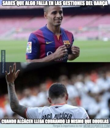 Los mejores memes del fichaje de Alcácer por el Barcelona