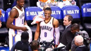 Durant: "Desde fuera no se ve todo lo que nos da Westbrook"