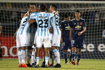 En imágenes: así se vivió el encuentro de la U y Racing