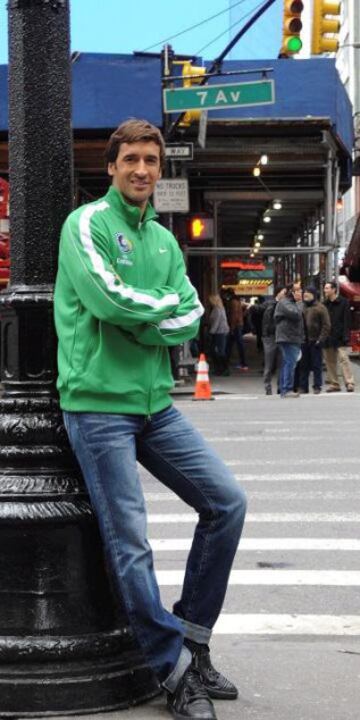 Raúl en la calles de Nueva York.