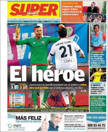 Portadas de la prensa mundial