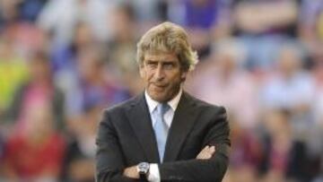 <b>EXIGENTE. </b>Manuel Pellegrini espera mucho más de este Málaga.