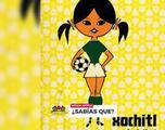 ¡A qué no la conocías! Ella es Xóchitl, el emblema del Mundial Femenil de México 1971
