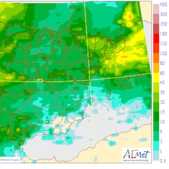 AEMET avisa de la llegada de lluvias: las zonas más afectadas