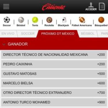 Sitio de apuestas ya busca al sustituto de Miguel Herrera