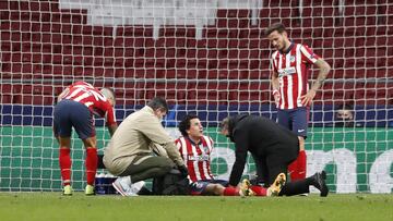 Giménez se perderá el derbi ante el Real Madrid