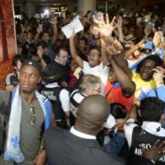 Drogba llega a Montreal como una súper estrella