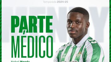 Parte médico de Mendy.