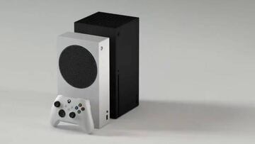 Xbox Series S (delante) y Xbox Series X (detrás)