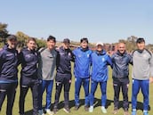 “Es mi cuarta etapa en Chile y es un placer... Tengo la suerte de tener una esposa que se banca todas”