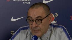 Sarri: "No sé si jugará pero Morata está con nosotros"