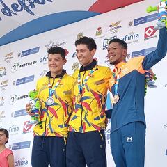 Oro y plata para Colombia en la contrarreloj masculina