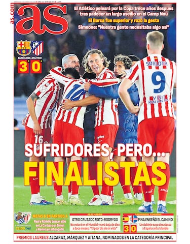 Las portadas de AS de febrero