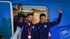 Selección Argentina: así fue la llegada de la albiceleste a Buenos Aires | Mundial Qatar 2022