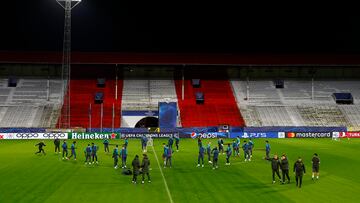 Entrenamiento del Barcelona