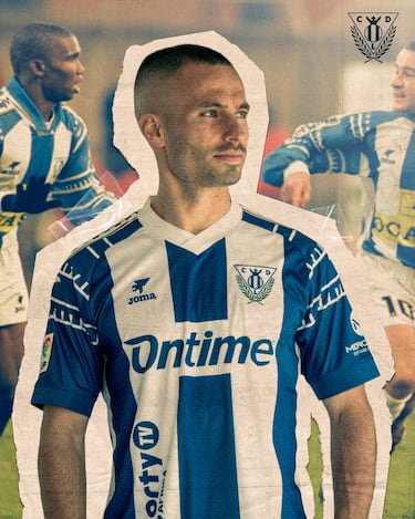 El Leganés ‘ficha’ a Eto’o para presentar su camiseta retro