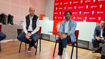 12-09-24. DAVID GUERRA Y GERARDO GARCÍA, PRESIDENTE EJECUTIVO Y DIRECTOR DE GESTIÓN DEPORTIVA DEL SPORTING.