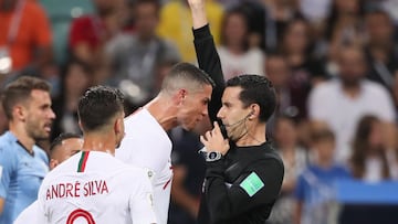 Cristiano y Ramos, en Rusia 2018.