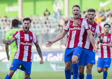 Wolfsburgo - Atlético de Madrid en imágenes