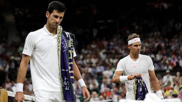 Wimbledon 2018: Reanudación y televisión del Nadal - Djokovic