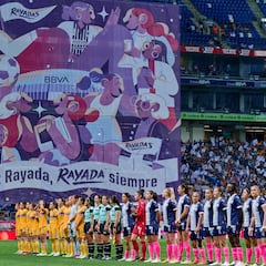 En el Clásico Regio Femenil rinden homenaje a Chabelo