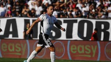 Futbol, Colo Colo vs Club Atletico Colon.
Despedida de Esteban Paredes.
El jugador Jorge Valdivia es fotografiado durante su partido amistoso disputado en el estadio Monumental en Santiago, Chile.
25/03/2023
Jonnathan Oyarzun/Photosport
Football, Colo Colo vs Club Atletico Colon.
Player farewell Esteban Paredes.
Player Jorge Valdivia is pictured during his friendly match at the estadio Monumental in Santiago, Chile.
25/03/2023
Jonnathan Oyarzun/Photosport