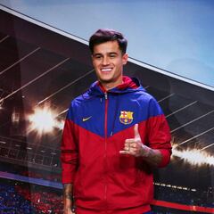 Coutinho posó como culé: "Es un sueño convivir con ídolos como Messi, Suárez o Iniesta"