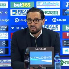 Bordalás: "Yo soy la diana pero a mi no me hunde ni el Titanic"