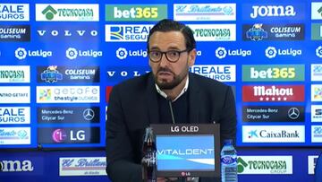 Bordalás: "Yo soy la diana pero a mi no me hunde ni el Titanic"