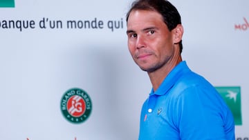 Tennis - French Open - Roland Garros, Paris, France - May 25, 2024 Spain's Rafael Nadal before the start of the press conference REUTERS/Gonzalo Fuentes
