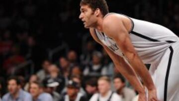 Brook Lopez durante el partido ante los Clippers el 12 de diciembre. 