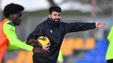 Romo, en un entrenamiento.