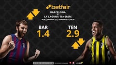 Barça vs. La Laguna Tenerife: horario, dónde ver, pronósticos, estadísticas y clasificación