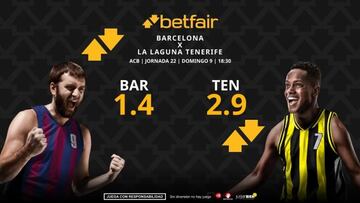 Barça vs. La Laguna Tenerife: horario, dónde ver, pronósticos, estadísticas y clasificación