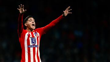 Nahuel, con el Atlético.